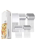 Ljojo 30-Piece Stainless Steel Colorful Cutlery Set