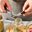 Ljojo Magnetic Stainless Steel Measuring Spoons Set of 8 Dual Sided Stackable Spoons