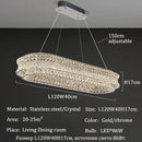 Luxury Crystal Chandelier Ceiling Lamp for Family Villas. Modern Lighting for Living & Dining Rooms by Ljojo