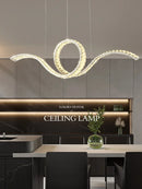 Ljojo Luxury Crystal Chandelier: High-End Dimmable Pendant Lamp