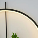 Aluminium Ring Wall Lamp 3000K White Black Sconce for Hotel Living Room Shop Bedroom
