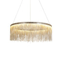 Ljojo Luxury Tassel Chandelier Pendant Lamp for Bedroom - Art Ceiling Hanging Light