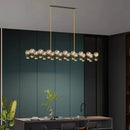 Ljojo Luxury Crystal Chandelier - Modern Dining Room Pendant Light Fixture