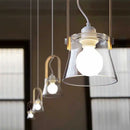 Nordic Minimal Glass LED Pendant Light Chandelier for Bedroom - Ljojo