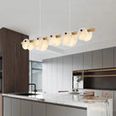 Marble LED Pendant Light for Dinning Room Living Room Kitchen Coffee Chandelier by Ljojo
