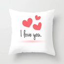 Ljojo Love Heart Cushion Cover for Living Room Sofa Valentine's Day Home Decor