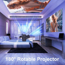 Ljojo™ 4K Android 11 Projector 390ANSI Wifi6 BT5.0 Portable Cinema Allwinner H713