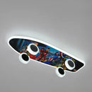 Modern Nordic Skateboard LED Ceiling Light Chandelier for Living Room Decor by Ljojo