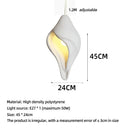 Ljojo Wabi Sabi Conch Pendant Light Modern Chandelier Home Decor Dining Bar Lighting