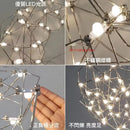 80cm Modern Nordic Pendant Light Stainless Steel for Creative Bedroom Atmosphere by Ljojo