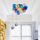 Nordic Color Glass Chandeliers - Art LED Pendant Lights for Bedroom Living Room by Ljojo