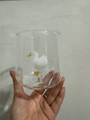 Ljojo 3D Animal Water Glass Tumbler Cup - Cute and Fun Design