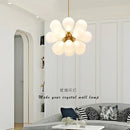 Nordic Glass Bubble Ceiling Chandelier for Living Room | Modern Pendant Lights by Ljojo