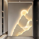LED Mountain Wall Light with Sunset Effect - Modern Landscape Mural Lamp by Ljojo