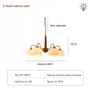 Large Log Style French Cream Chandelier by Ljojo - Persimmon Chandelier for Living Room