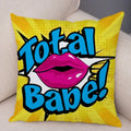 Ljojo Letters Print POP ART Pillowcase - Home Decor Cushion Cover