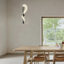 Minimalist LED Wall Lamp Shaped Line Art Decor Lights for Modern Living Room by Ljojo