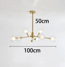 Ljojo LED Pendant Light Chandeliers for Staircase & Living Room, Modern Indoor Hanging Lamps