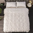 Ljojo 3D Flower Duvet Cover Set, Reversible Quilt Covers + Pillowcase, Solid Color, Home Bedding Essentials