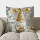 Festive Deer Print Pillow Cover for Sofa, Bedroom, Car by Ljojo