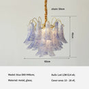 Luxury Colorful Glass E14 Pendant Lights Retro Art Chandeliers by Ljojo