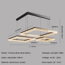 Ljojo LED Pendant Light - Modern Chandelier for Living Room, Bedroom, Home Restaurant