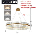Ljojo Luxury Crystal Chandelier for Living Room Dining Home Decor