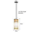 Natural Wicker Rattan Pendant Light Hand Knit Braided Ceiling Lamp by Ljojo