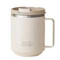 Ljojo Double Wall Insulated Coffee Mug with Handle, 304 Stainless Steel, Large Capacity