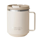 Ljojo Double Wall Insulated Coffee Mug with Handle, 304 Stainless Steel, Large Capacity