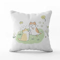 Cute Cat Pillowcase by Ljojo: Modern Design Home Decor Cushion Cover for Sofa
