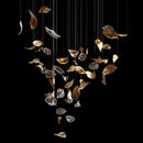 Ljojo Luxury LED Chandelier Modern Living Room Pendant Light - Customizable Art Styles