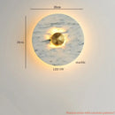 Ljojo Marble LED Wall Light: Modern Nordic Bedroom Lamp for Living Room & Bathroom