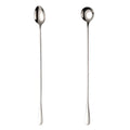 Ljojo 30CM Long-handled Stainless Steel Coffee Ice Cream Tea Stirring Spoon