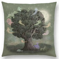 Cute Ghost Sailboat Whale Diver Cushion Cover by Ljojo