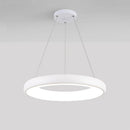 LED Ring Pendant Light Modern Iron Hanging Lamp Bedroom Dining Lighting - Ljojo
