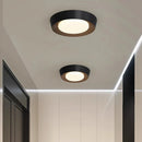 Ljojo LED Ceiling Light: White Black Room Lamp Home Decor Lighting