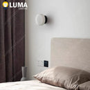 Natural Spanish Marble Wall Light, Luxury Alabaster Wall Lamp for TV Bedroom Hotel Decor by Ljojo