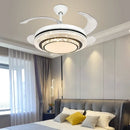 Ljojo 110V 220V LED Ceiling Fan with Remote Control and ABS Blades