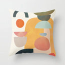 Ljojo Mid Century Geometry Abstract Pillow Case for Home Sofa Decor