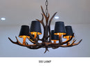 LED Chandelier Table Dining Living Room Kitchen Black Fabric Pendant Lamp Rustic Lighting Fixture by Ljojo