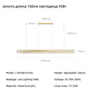 Modern Dimmable LED Chandelier Pendant Lamp for Dining Room by Ljojo