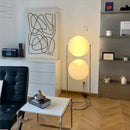 Ljojo LED White Acrylic Ball Floor Lamp - Minimalist Art Chandelier