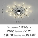 LED Modern Minimalist Ceiling Chandelier Lamps Stylish Design Art Suspension Pendant Lights by Ljojo