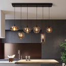 Modern LED Pendant Light Glass Chandelier for Living Room & Bedroom by Ljojo