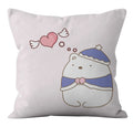 Ljojo Mini Embrace Pillowcase Household Suit 45*45cm Sofa Cushion Covers
