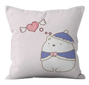 Ljojo Mini Embrace Pillowcase Household Suit 45*45cm Sofa Cushion Covers