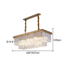 Crystal Hanging Lamp Modern Luxury Style Pendant Lighting by Ljojo