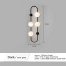 Modern Glass Wall Light for Bedroom by Ljojo - Simple Sconce for Hallways, Stairway, Hotel - Indoor Lighting