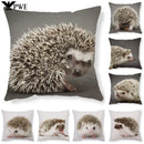 Ljojo Lovely Little Hedgehog Design Cushion Cover for 45*45cm Sofa Pillow